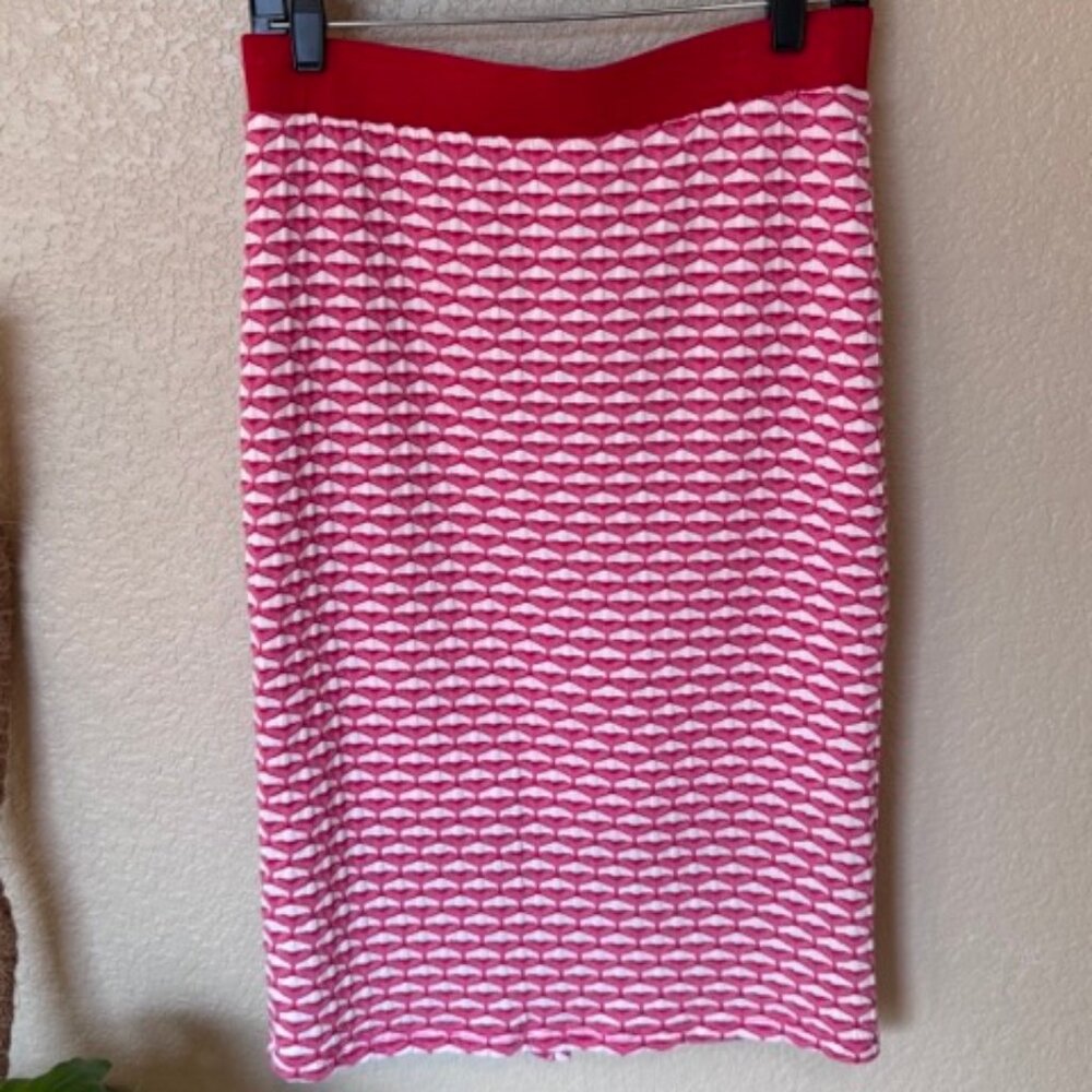 Gilli Women’s Red & White Pencil Skirt – M, New With Tags, Fun & Flirty!